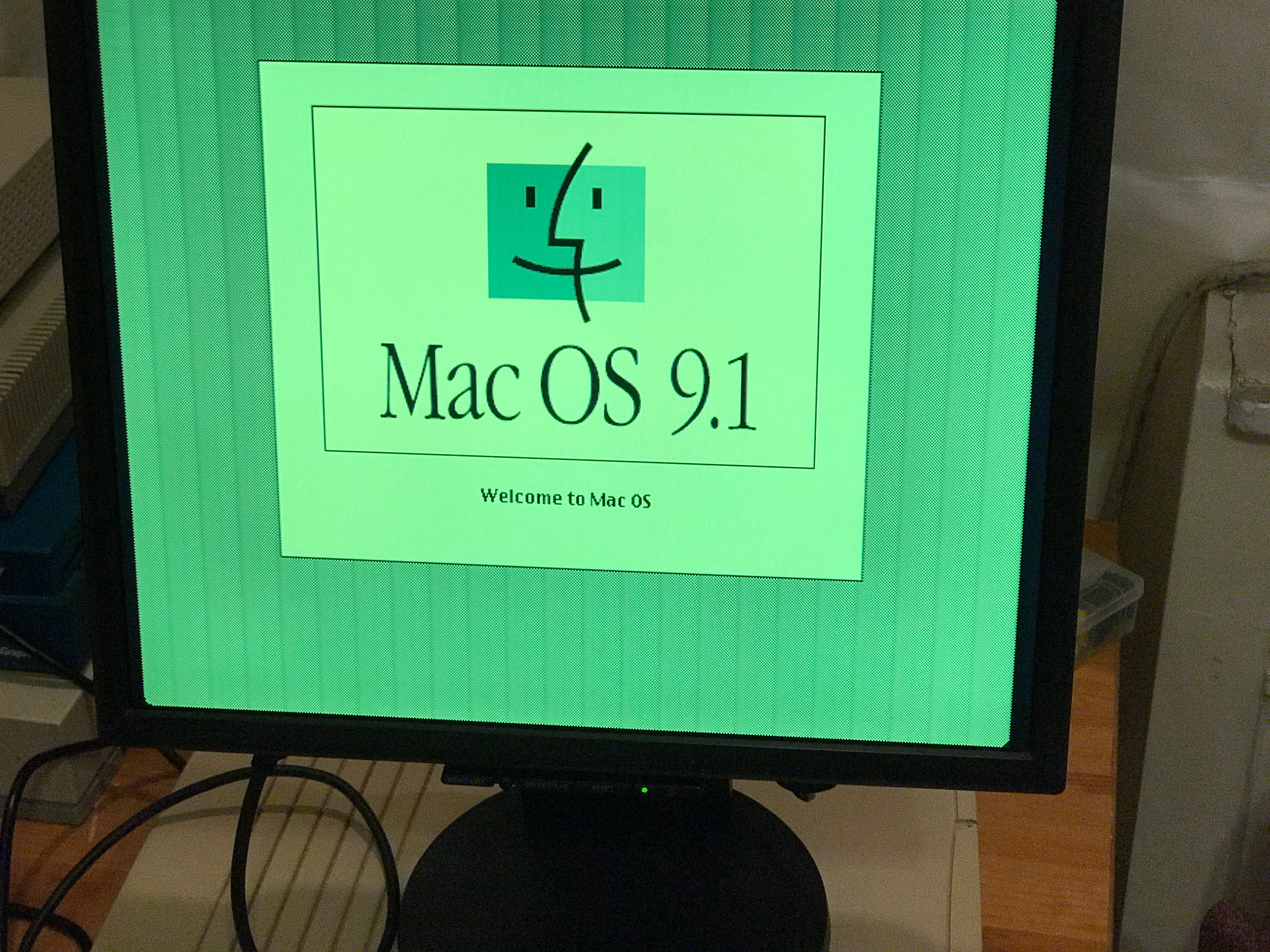 mac os 9.1 boot screen
