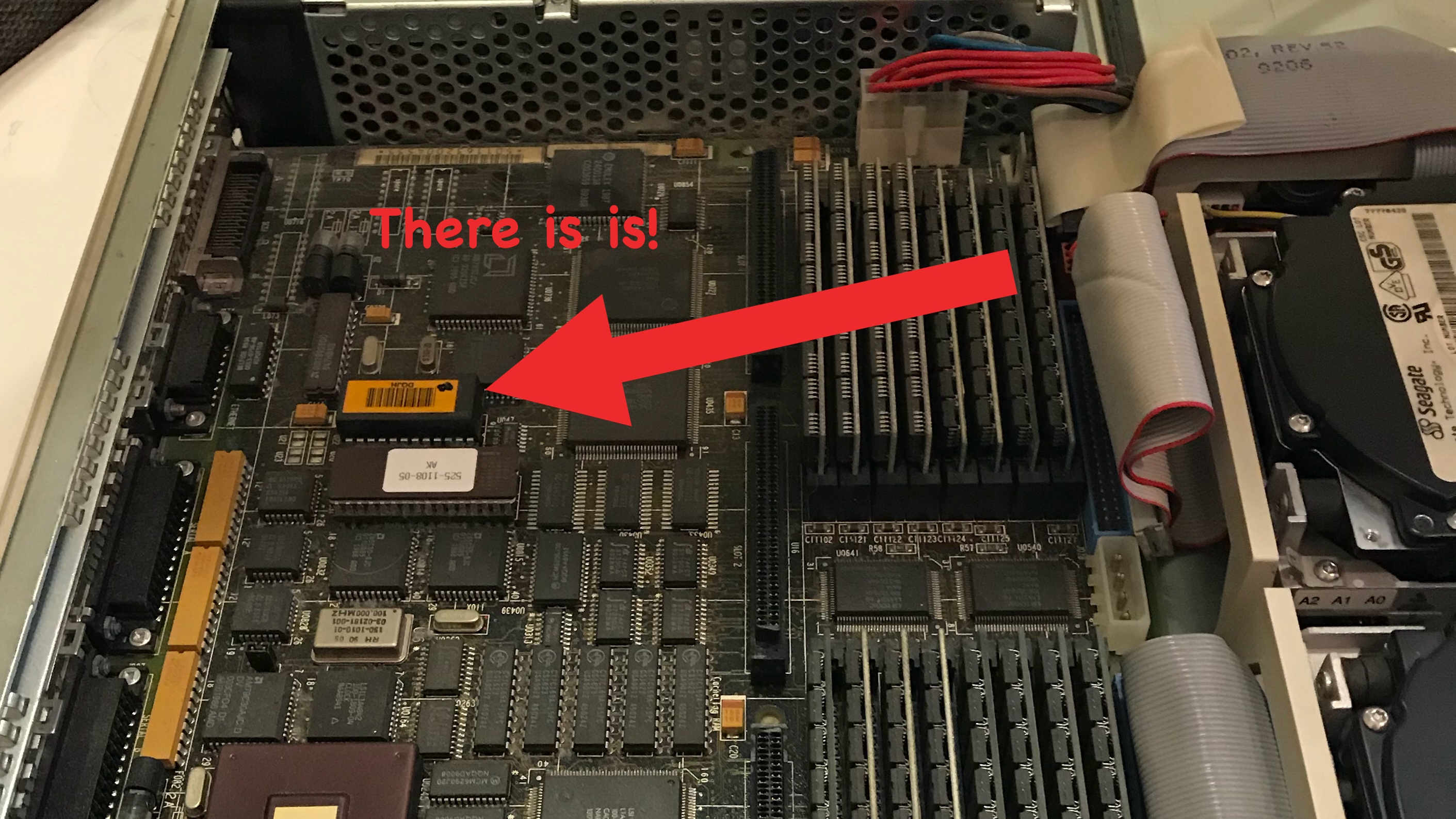 The NVRAM was under the SBus cards!